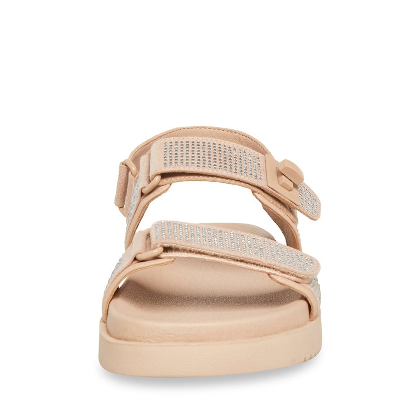 Beige Steve Madden Mona-r Women's Platform Sandals | PH 3580DXB